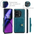 thumbnail image 5 of Case for OnePlus 11 5G,Detachable Magnetic Basic Case Wallet Card Cash Slot Case Cover Functional Kickstand Compatible with OnePlus 11 5G 2023 (Teal), 5 of 9