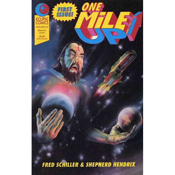 One Mile Up #1 VF ; Eclipse Comic Book