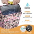thumbnail image 2 of Travel Cooler Bag - Dachshund and Flower Camping Beer Cooler Backpack with Bottle Opener- Waterproof Insulated Picnic Backpacks - Cooler Bag for Beach, 2 of 6
