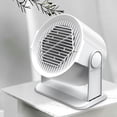 thumbnail image 4 of Household Ceramic Fast Heating Space Heater 400W Energy Efficient Adjustable Thermostat Overheat Tip-Over Protection Compact Portable for Home Office Desktop Bedroom Indoor Winter Warmth, 4 of 9