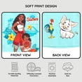 thumbnail image 6 of Disney Moana Little Girls' Short Sleeve Graphic T-Shirt and French Terry Shorts Set Teal Optic Wash Moana, 6 of 11