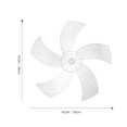 thumbnail image 2 of OULII Replacement Plastic Fan Blades For Standing Pedestal And Table Fans Design Easy To Install, 2 of 8