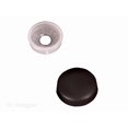 thumbnail image 1 of RV Designer Screw Cover H603 Use To Cover Screws For A Finished Look; Snap Over; Round; Black; With Collar; Set Of 14, 1 of 3