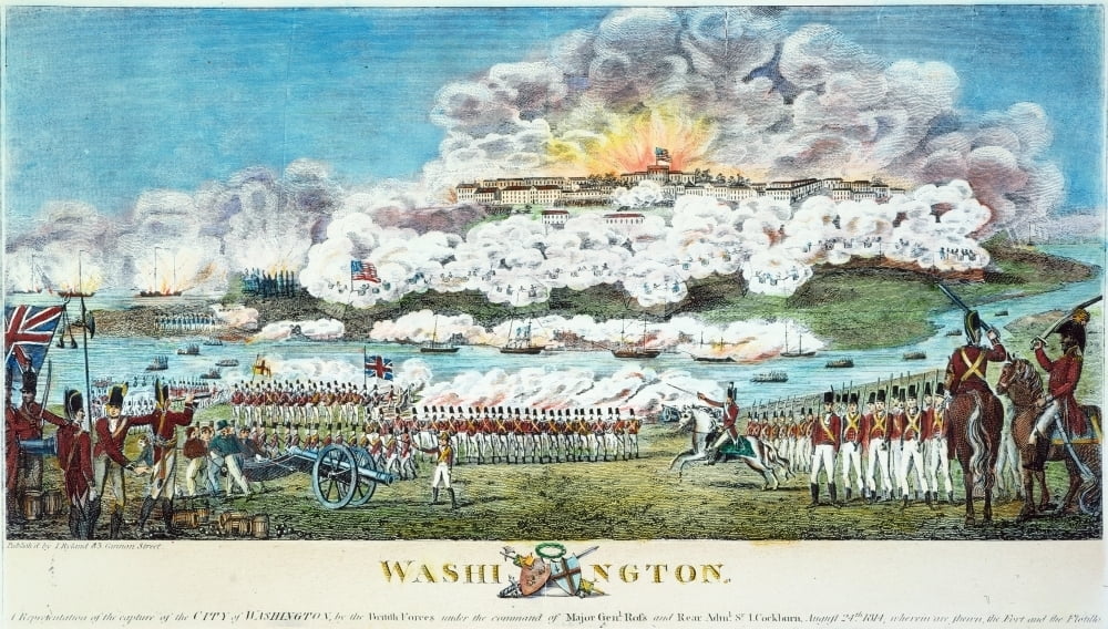 Washington Burning 1814 Nthe British Attack On Washington DC On 24