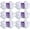 White, variant on 6 Skeins - Total 600g Fun Finger Loops Yarn - Jumbo Polyester Yarn - No Need Hook or Needles Loop Yarn