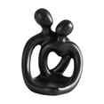 thumbnail image 1 of Candelabro de Cerámica Macarena Pareja Abrazándose 9 x 7.5 Negro, 1 of 8