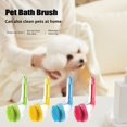 thumbnail image 2 of 2-In-1 Dog Shampoo Brushs, Soft Silicone Dog Bath Brushes, Pet Baths Brush for Dogs, Dogs Washing Brushs with Soap Dispenser, Pets Bubble Brush, Pets Shower Cleaning Brushes, for Dog Cat Both Wet Dry, 2 of 8