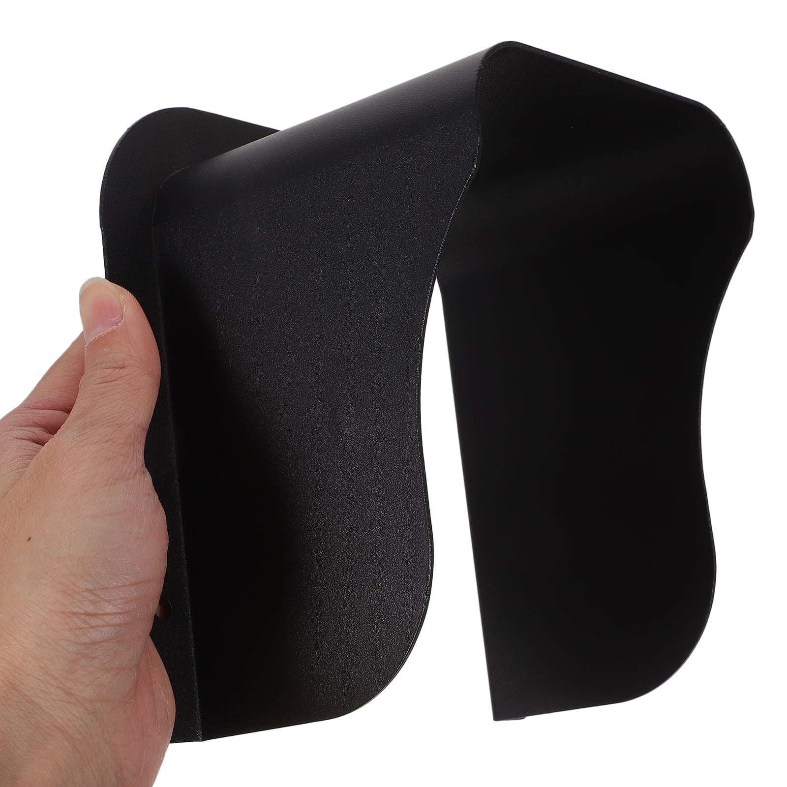 Weatherproof Black Doorbell Cover with LED Light, Outdoor Rain Shield Protector 15.6x14x10CM for Door Bell