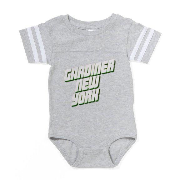 CafePress - Gardiner New York - Cute Infant Baby Football Bodysuit