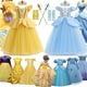 thumbnail image 2 of Vestido de princesa bella para niñas, disfraz de la bella y la bestia para fiesta de carnaval, Halloween Fivean unisex, 2 of 2