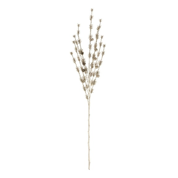 Vickerman 38" Artificial Champagne Needle Pine and Cone Spray. Includes 3 sprays per pack.
