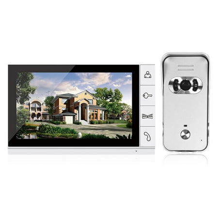 Home 9-inch LCD Color Video Door Phone Intercom System Night Vision Camera Kit IR Night Vision Camera Door Bell for Apartment