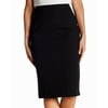 Womens Straight Pencil Skirt Crepe Vented 12