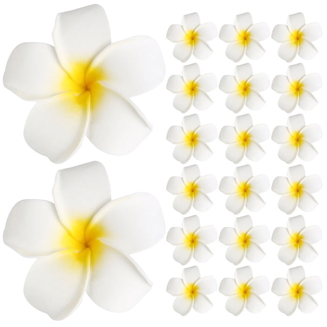 24 Uds. Pinzas para el cabello de flores, pinzas para el cabello para fiesta en la playa, pasadores florales para el cabello, accesorios de flores para el cabello realistas