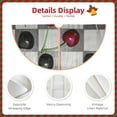 thumbnail image 5 of Bingfone Christmas Tree Skirt Mat Christmas Decoration Interior 30"-Cherries Laid, 5 of 8