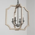 thumbnail image 6 of Capital Lighting 530642 4 Light 18" Wide Taper Candle Chandelier - Sea Salt, 6 of 10