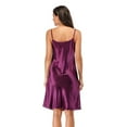 thumbnail image 4 of Sleepwear Satin Nightwear Lingerie Chemise Slip Nightgown Dress for Women, 4 of 9