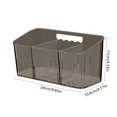 thumbnail image 3 of Organizador de almacenamiento, estante de ducha de pared, estante de baño, caja de plástico transparente para colgar cepillos de dientes, adhesivo, apto para baño, cocina, armario, ducha, bolsa de alm, 3 of 6