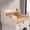 White, variant on OMCHOM 24'' Washer Dryer Countertop with Shelf, 10.2" Tall Storage Space Wood Laundry Room Organization over Washer and Dryer, Fits Most Standard, White