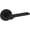 Satin Black, variant on Baldwin ENANACRR150 Anaheim Hills Single Cylinder Keyed Entry Door Lever Set - Nickel