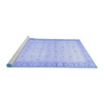 thumbnail image 2 of Ahgly Company Machine Washable Indoor Rectangle Oriental Blue Traditional Area Rugs, 8' x 12', 2 of 4