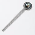 thumbnail image 2 of Christmas elk retro Vintage Silver Lace-Edged Bookmark: a Gift for Readers and Book Lovers, 2 of 5