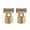 Two drain plugs, variant on Brass 1/2inch Marine Drain Plug for Boat Systems Seal Against Leakage Rustproof