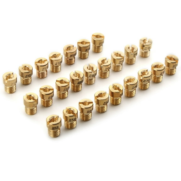 ZSWAL Motorcycle Accessary Carburetor Main Jet Kit, Carburetor Carb Main Jet replacement Kit For Dellorto PHBG SHA 5mm