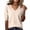 122#Beige, variant on Womens Sweaters Short Sleeve V Neck Lightweight Knit Cozy Loose Summer Pullover Blouses Tops Tee