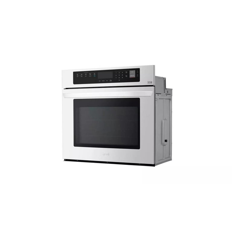 LG LWS3063ST Oven built in niche width 28.5 in depth 23.5 in height 29 in with self cleaning stainless steel