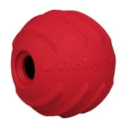 Jolly Pet Tuff Tosser Rubber Durable Dog Toys, Red, 3"