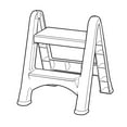thumbnail image 4 of Newell Rubbermaid Folding 2 Step stepstool, 4 of 4