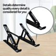 thumbnail image 3 of Support d'Ordinateur Portable Pliable et Réglable pour Plusieurs Modèles avec Base en ABS, 3 of 7
