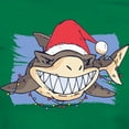 thumbnail image 3 of CafePress - Christmas Shark T Shirt - Women's Traditional Fit Dark T-Shirt, 3 of 4