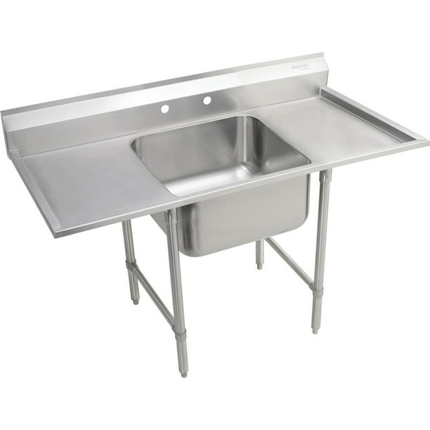 Elkay Rnsf8124lr2 Rigidbilt 33" Single Basin Free Standing Stainless