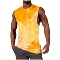 thumbnail image 2 of Yaoyar Tank Tops for Men Sleeveless Summer Colorful Tie-Dye Printed Casual Lightweight Muscle T Shirts Beach Vacation Tees, 2 of 5