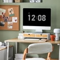 thumbnail image 2 of Support pour Moniteur avec Tiroirs \u Support Double pour Moniteur de Bureau Rehausseur de Moniteur d'Ordinateur VESA Support pour Portable Organisateur de PC de Bureau Étagère \u Convient au Moniteur pour Bureau Maison Jeu, 2 of 9