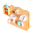 thumbnail image 2 of 12th Dollhouse Baño Juego de imaginación Juguete Bañera Lavabo Decoración de Estilo 2 Sunnimix baño de casa de muñecas, 2 of 8