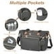 thumbnail image 4 of Bolsa Pañalera Grande Tonyeee, Impermeable, para Bebé, Bolsa de Hospital para Parto con Estuche para Chupete, Cambiador y Correa para Hombro, Gris Oscuro, 4 of 7