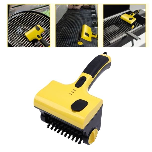 Cepillo Eléctrico Para Parrilla, Cabezal De Cepillo Reemplazable Para Limpieza De Parrilla Eléctrica Recargable Inalámbrico De 2600mah Para Azulejos De Cocina