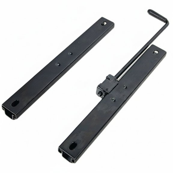 Lazsy Seat Rail Adjuster Slider Solid Cold Rolled Steel Space Saving Width for Engineering Vehicles Including Forklifts Tractors and Loaders