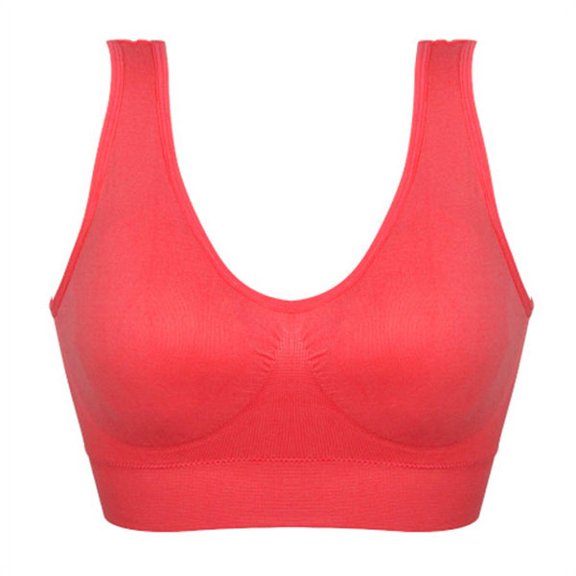Women Sport Bras Solid Color Seamless Comfortable Breathable Tank Top Underwear for Fitness Yoga S-3XL