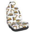 thumbnail image 1 of Wukai Funny Excavator Full Set Car Seat Covers with Soft Padding Universal Auto Front Seats Protector and Cushion Mat, 1 of 5