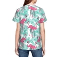 thumbnail image 5 of Honeii Flamingo Print Youth Short Sleeve T-Shirt,Boys Athletic Shirt,Quick Dry Short Sleeve Performance Moisture Wicking T Shirt, 5 of 6