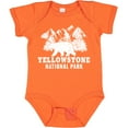 thumbnail image 3 of Inktastic Yellowstone National Park with Bear Mountains and Trees Boys or Girls Baby Bodysuit, 3 of 5