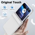 thumbnail image 4 of Compatible Motorola Razr Plus Case 2023 with Hinge Protection,Motorola Razr+ 2023 Case Thin,Cute Hard PC Protective Phone Case for Motorola Razr 40 Ultra Case New Moto Razr Plus 2023 Case White, 4 of 13