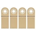 thumbnail image 2 of 10PCS Oscillating Multi Tool DIY Saw Blades Kit for RIDGID CRAFTSMAN TCH  Gold, 2 of 8