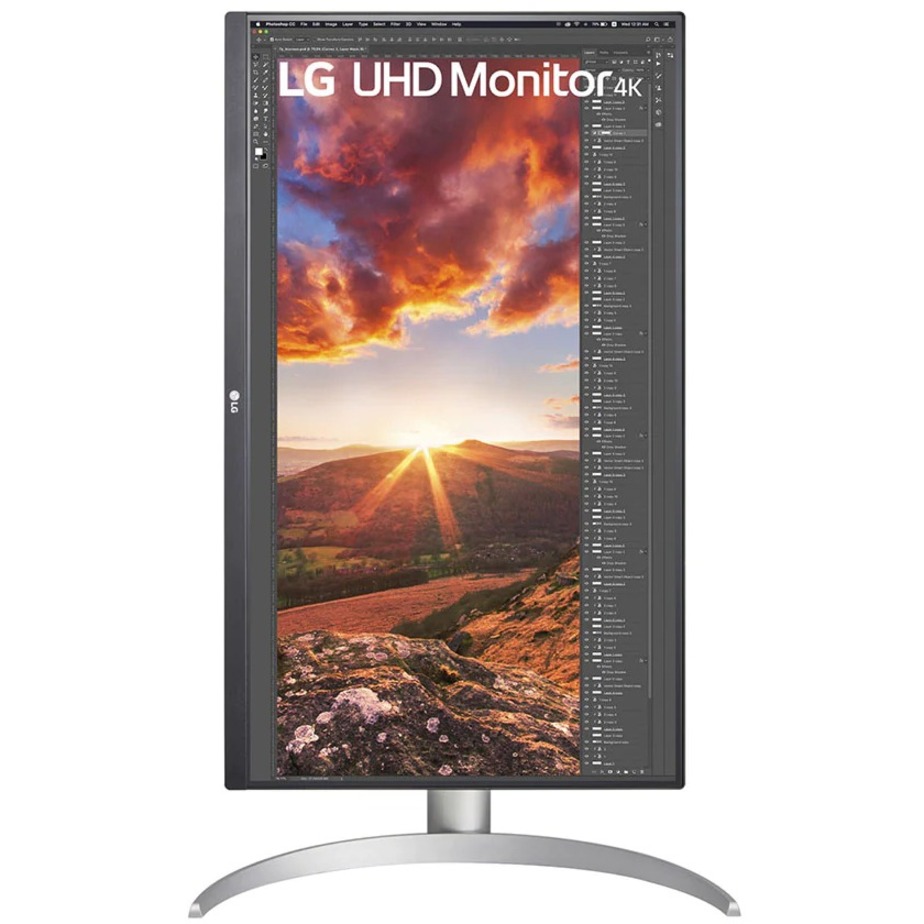LG 27" IPS 4K UHD VESA HDR400 Monitor with USB Type-C (27UP850N-W) - image 5 of 19