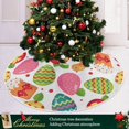 thumbnail image 6 of FMSHPON Easter Xmas Christmas Tree Skirt Stand Mat for Holiday Party Decoration Indoor Outdoor 48 inches, 6 of 6