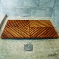 Belari Teak Shower Mat Teak Bath Mat Wood Bath Mat Wood Shower